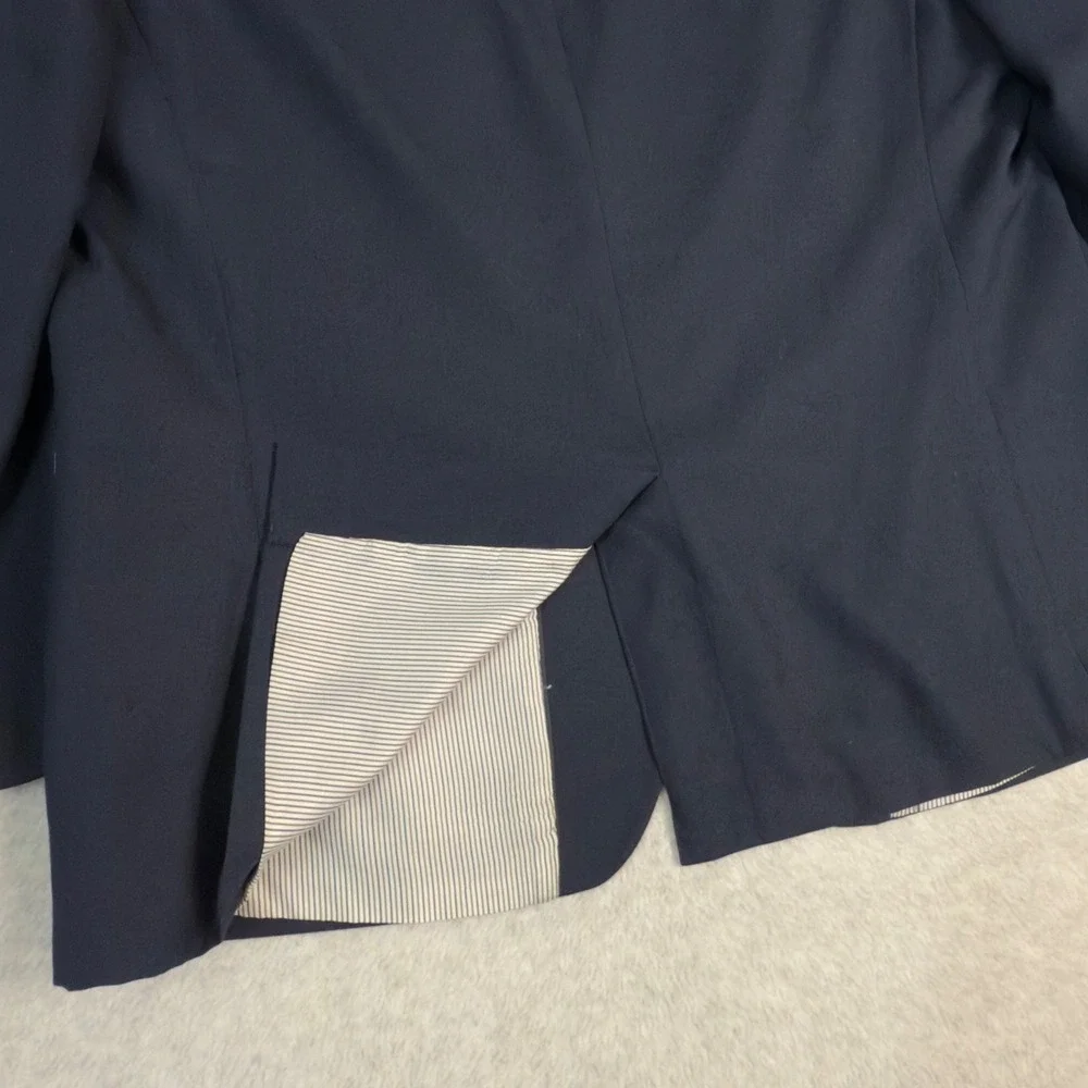 CROFT & BARROW Men's Blazer Sz. 44S Poly/Rayon Blend Dark Gray Sport Coat Jacket